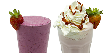 Juices · Smoothies · Milkshakes